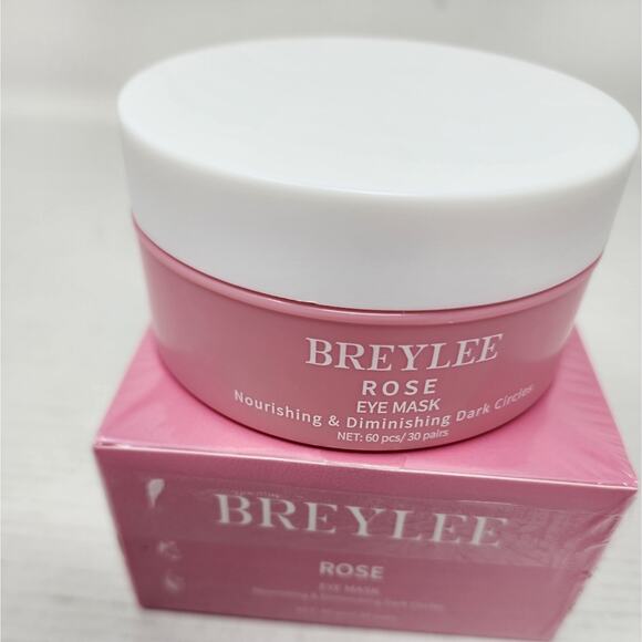 New Breylee Rose Collagen & Amino Acid Eye Mask Dark Circles & Puffiness Sealed - Picture 5 of 9